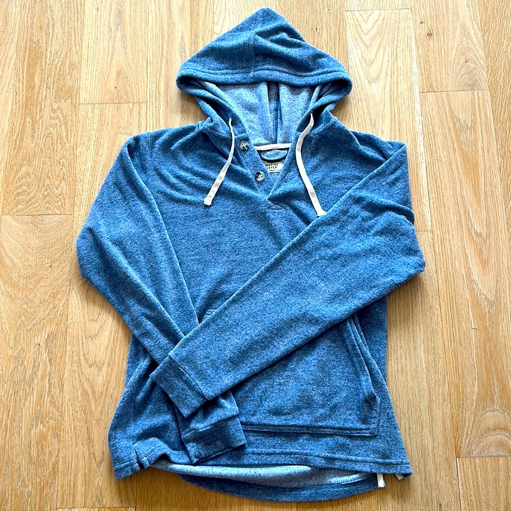 Soft Marine Layer Terrycloth hoodie